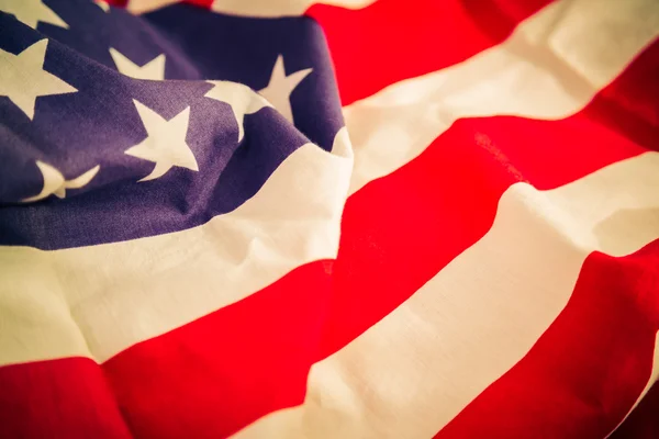 American flag ( Filtered image processed vintage effect. ) — Stock Photo, Image