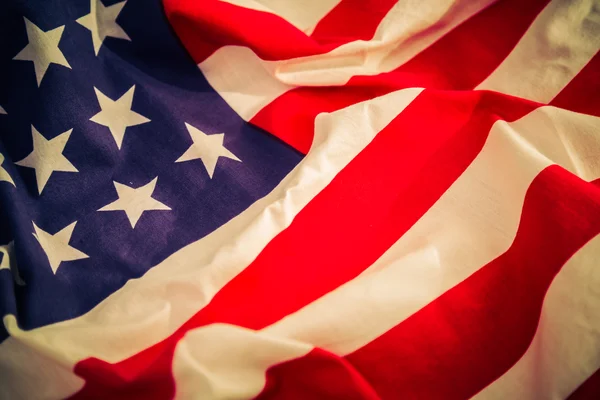 American flag ( Filtered image processed vintage effect. ) — Stock Photo, Image