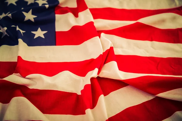 American flag ( Filtered image processed vintage effect. ) — Stock Photo, Image