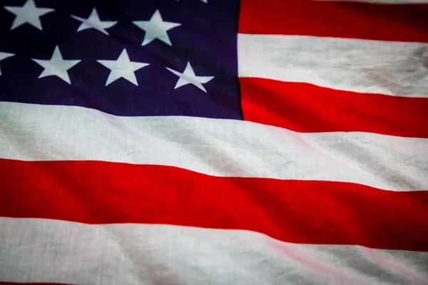 American flag in water — Stock Photo, Image