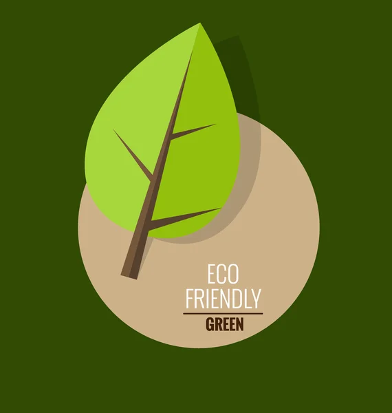 Nature banner. Ecology concept with tree background. Vector illu