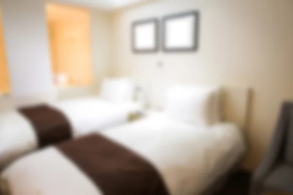 Abstract blur Interior of modern comfortable hotel room — Stock Photo, Image