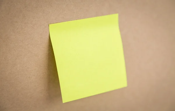 Sticky note on board — Stock Photo, Image