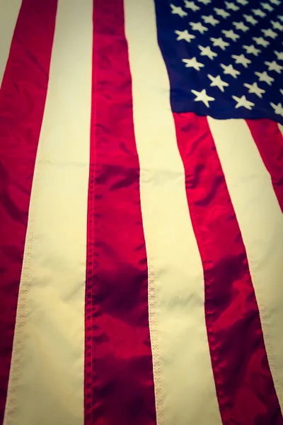 American flag ( Filtered image processed vintage effect. ) — Stock Photo, Image