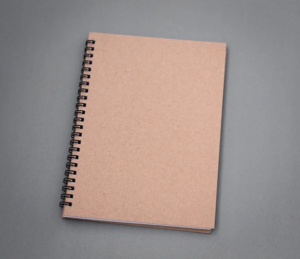 Caderno de papel reciclado — Fotografia de Stock