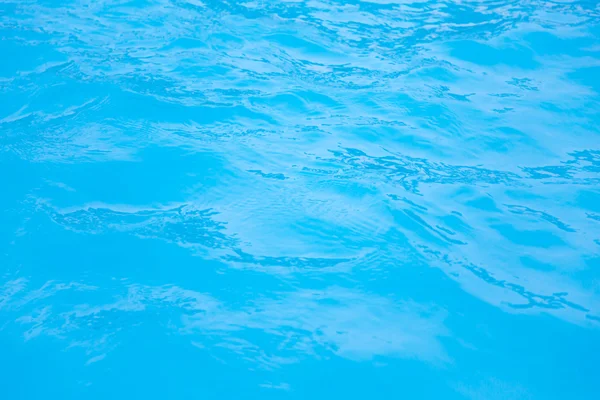 Blue swimming pool rippled water — Stock Photo, Image