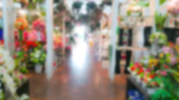 Abstract blur  flower shop — Stock Photo, Image