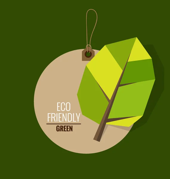 Banner de la naturaleza Concepto ecológico con fondo de árbol — Vector de stock