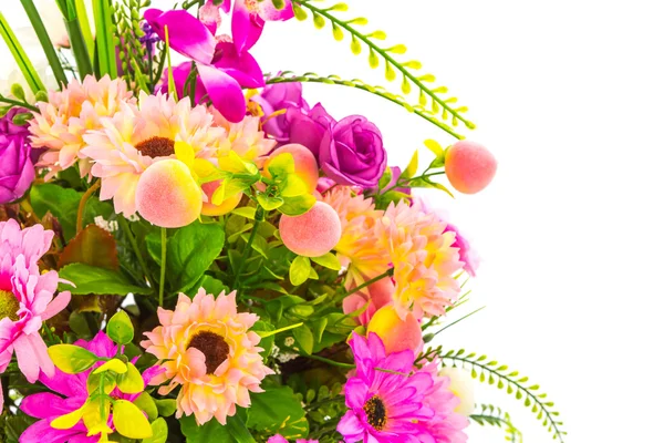 Dekorace-umělé květiny — Stock fotografie