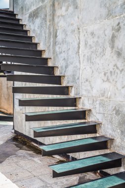 Metal merdiven yakın çekim