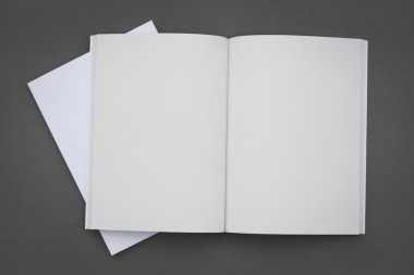 Boş katalog, broşür, dergiler, sahte kitap