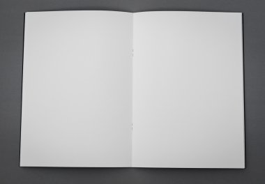 Boş katalog, broşür, dergiler, sahte kitap