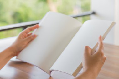 Ellerini aç boş katalog, dergi, kitap sahte