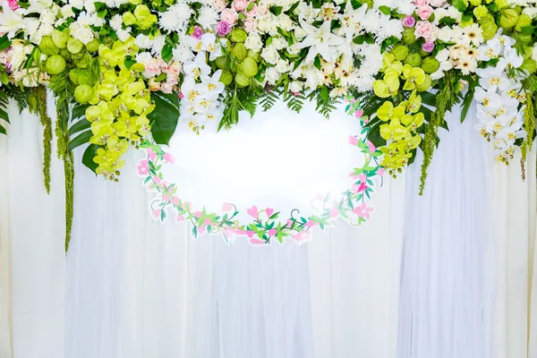 Beautiful decoration in Wedding ceremony — Stock Photo, Image