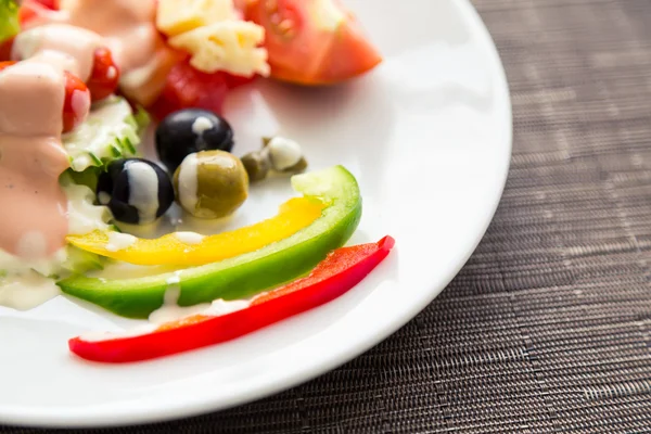 Fresh vegetable salad — Stock Photo, Image