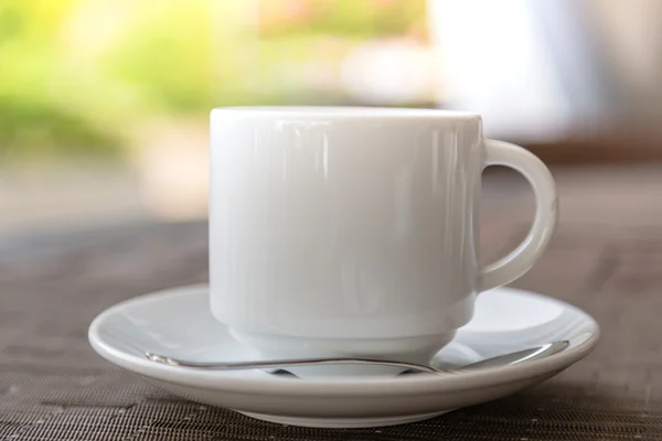Café en taza blanca —  Fotos de Stock