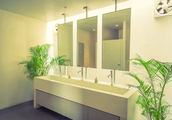 Interior of man public toilet — Stock Photo, Image