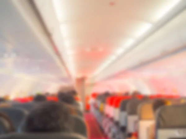 Abstract blur  Plane cabin