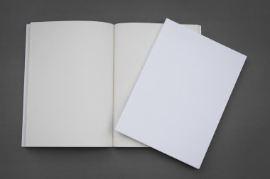 Boş beyaz not defteri