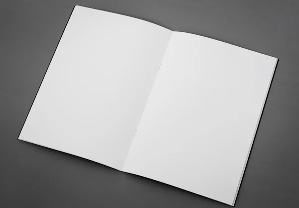 Prázdné bílé Poznámkový blok — Stock fotografie