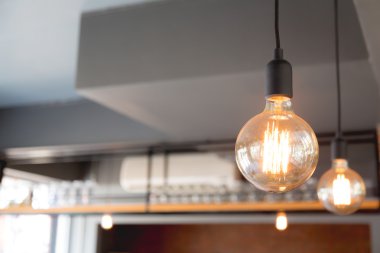 Vintage aydınlatma dekor