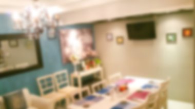 Restoran arka plan bulanıklık