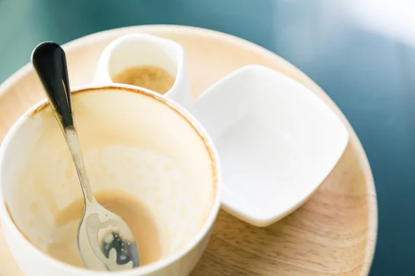 Empty cup of coffee — Stock Photo, Image