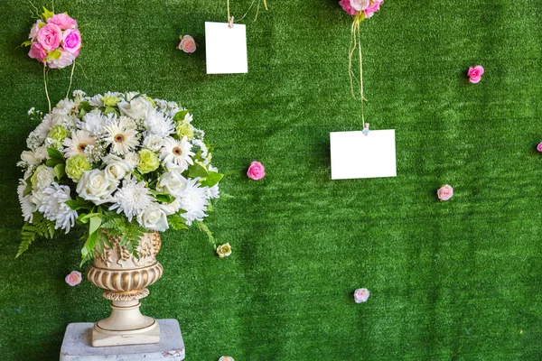 Decoraciones en la ceremonia de boda — Foto de Stock