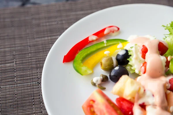 Fresh vegetables salad — Stock Photo, Image