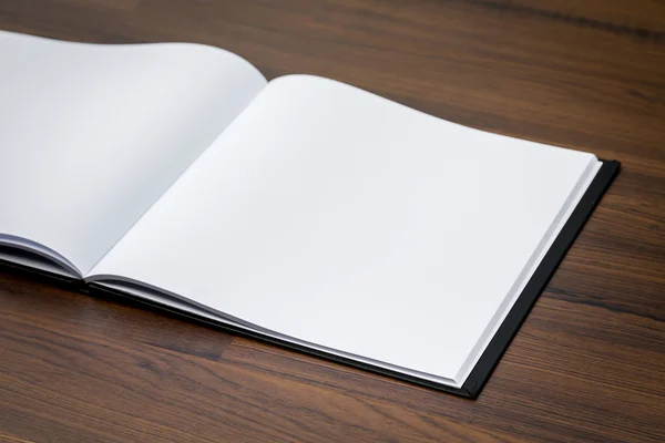 Notebook em branco mock up — Fotografia de Stock