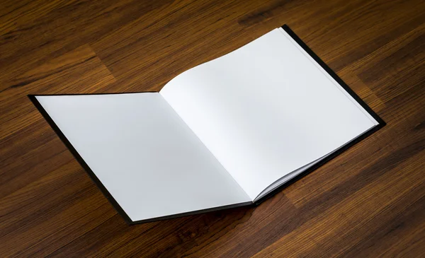 Notebook em branco mock up — Fotografia de Stock