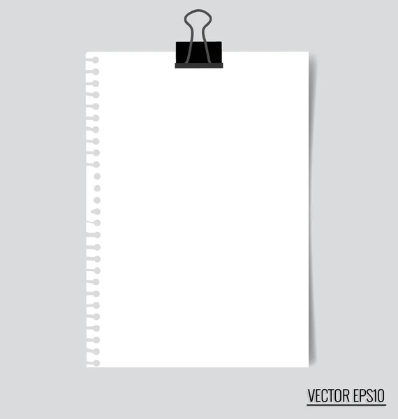 Papier prêt pour le message — Image vectorielle