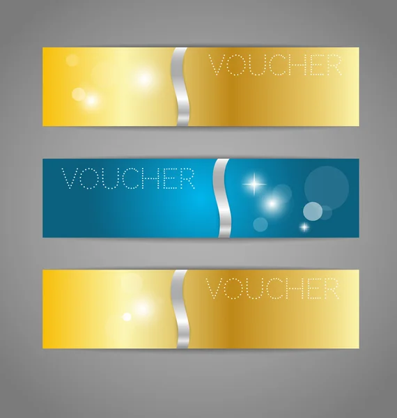 Verkoop besparingen vouchers — Stockvector