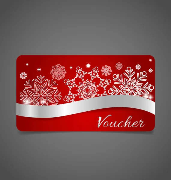 New year sale voucher — Stock Vector