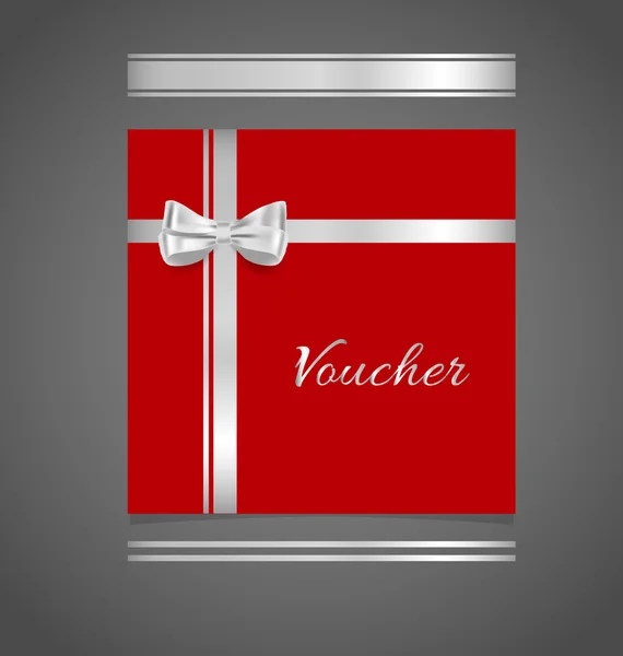 End of year sale voucher — Stock Vector