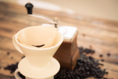 Hazırlık filtre kahve