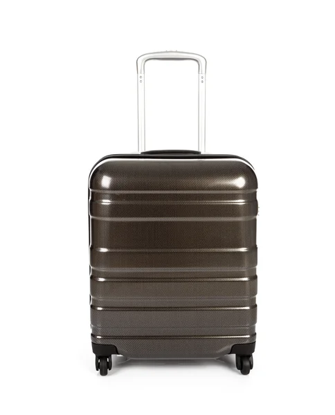 Brown Suitcase on white — Stock Photo, Image