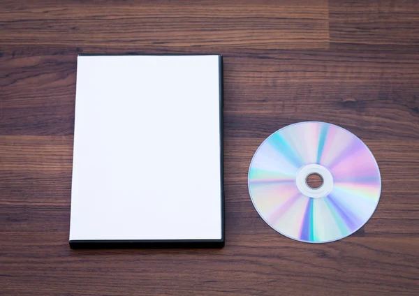 Compact disc with cover — Stock Photo, Image