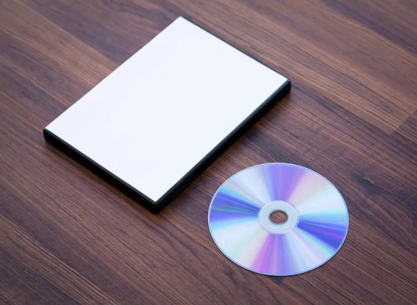 Compact disc met cover — Stockfoto