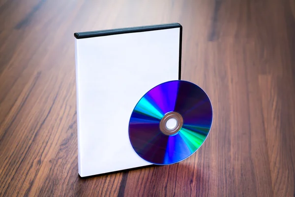 Kompaktní disk s krytem — Stock fotografie
