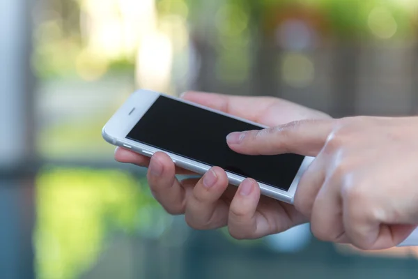 Hands holding Smartphone — Stock Photo, Image