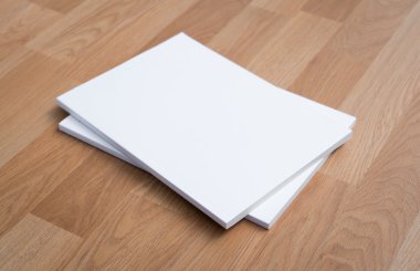 white Blank catalogs clipart