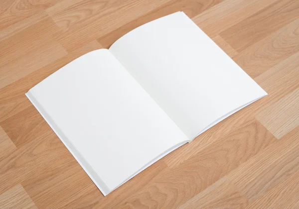 Białe pusty katalog — Zdjęcie stockowe