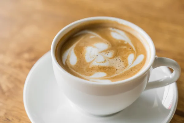 Kávé a latte art — Stock Fotó