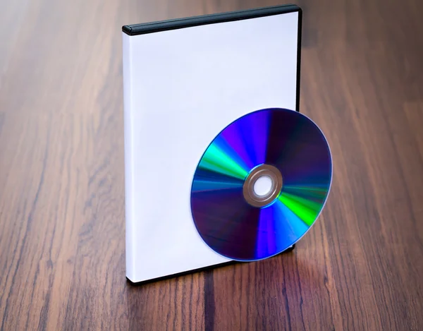 Compact disc with cover — Stock Photo, Image