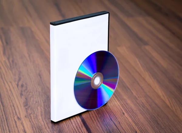 Compact disc with cover — Stock Photo, Image