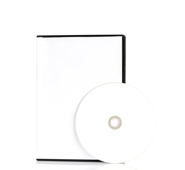 Disco compacto em branco simular — Fotografia de Stock