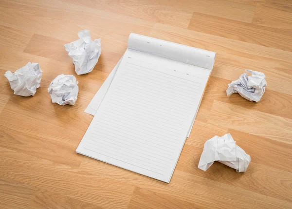 White notebook papers — Stock Photo, Image