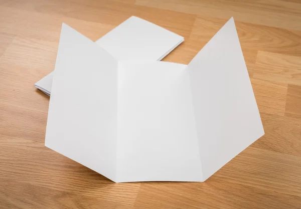 Trifold templates papers — Stock Photo, Image