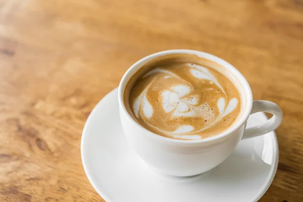 Kaffe latte art — Stockfoto